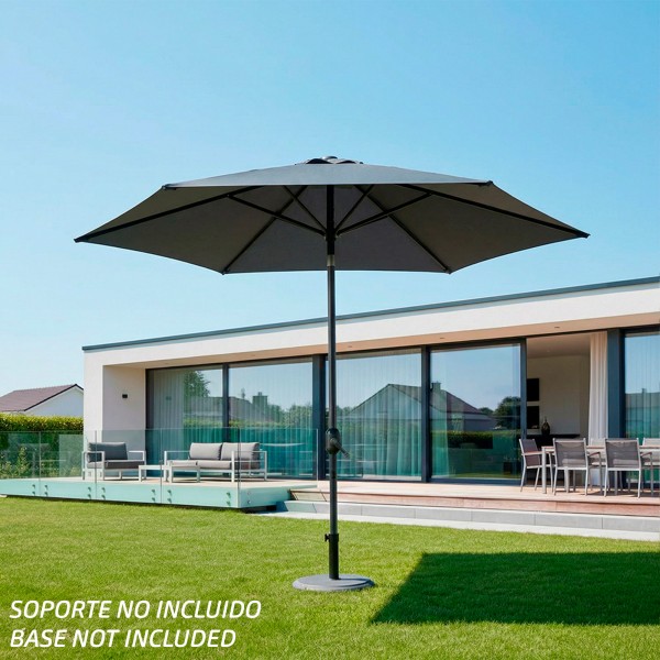 Guarda-sol de jardim antracite | Distria