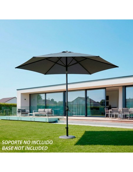 Guarda-sol de jardim antracite | Distria