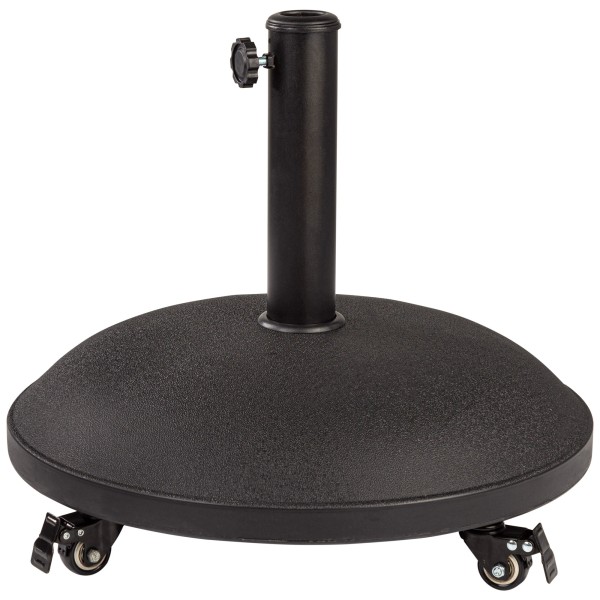 Suporte circular para guarda-sol com 4 rodas | Distria
