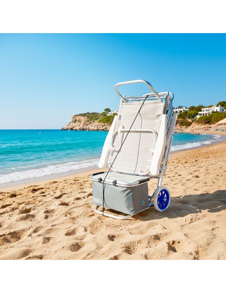 Carrinho de cadeira de praia - acessórios de praia | Distria