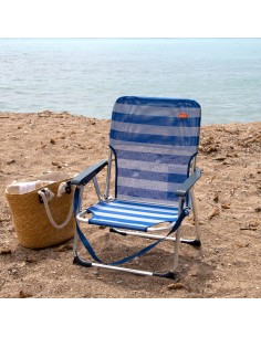 Cadeira de praia dobrável de alumínio | Distria 2