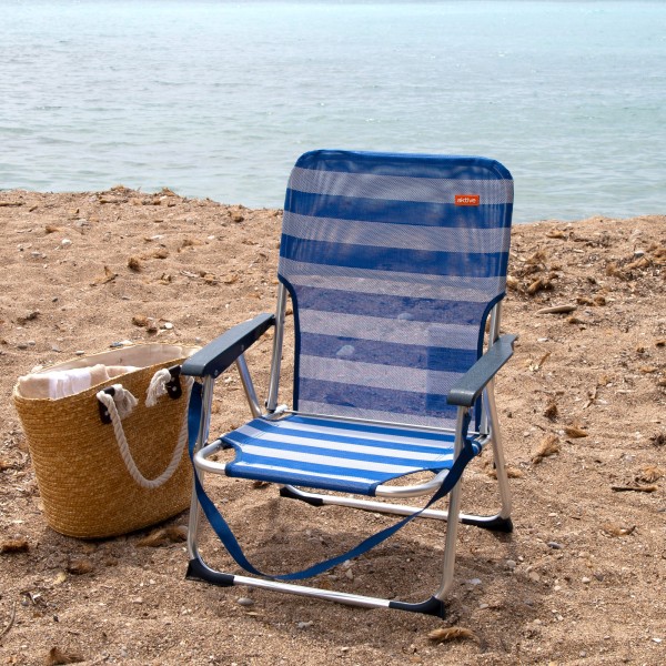 Cadeira de praia dobrável de alumínio | Distria
