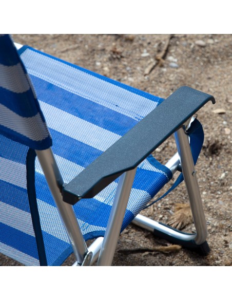Cadeira de praia dobrável de alumínio | Distria