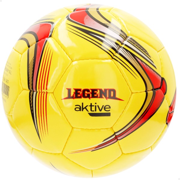 Aktive Bola de futebol em couro sintético T5 com costuras reforçadas | Distria