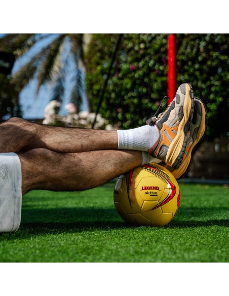Aktive Bola de futebol em couro sintético T5 com costuras reforçadas | Distria