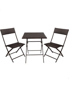 Conjunto de mesa e cadeiras de terraço dobrável | Distria