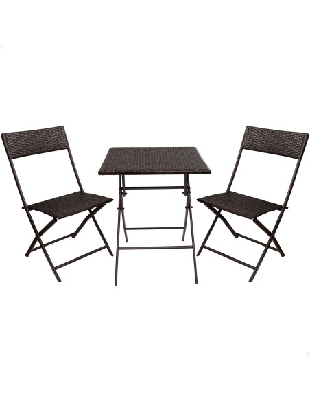 Conjunto de mesa e cadeiras de terraço dobrável | Distria