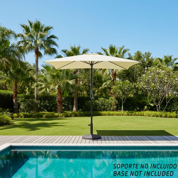 Guarda-sol jardim grande 270x270 cm protecção UV50 | Distria
