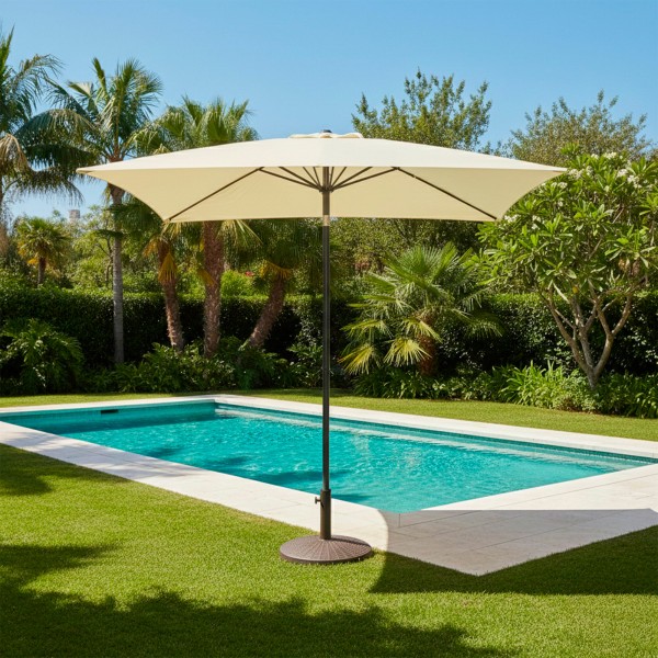 Guarda-sol jardim grande 270x270 cm protecção UV50 | Distria