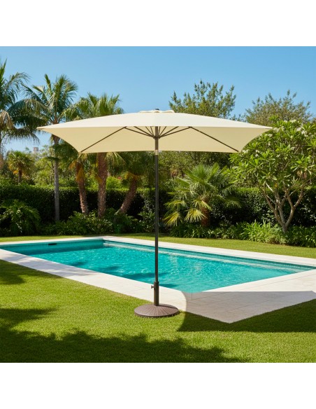 Guarda-sol jardim grande 270x270 cm protecção UV50 | Distria