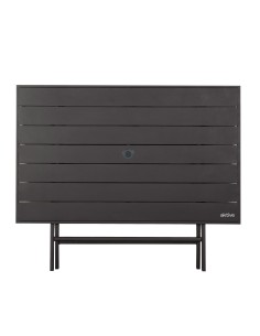 Aktive Mesa de jardim dobrável em aço preto 121x75x69 cm | Distria 2
