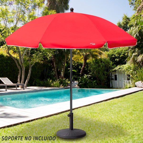 Grande guarda-chuva vermelho - Guarda-chuvas praia | Distria