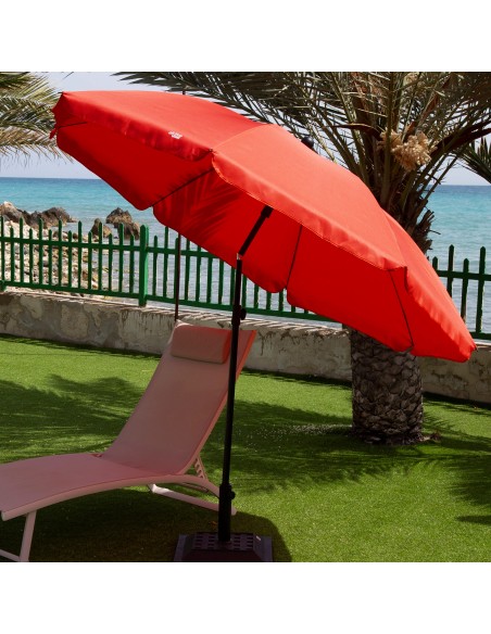 Grande guarda-chuva vermelho - Guarda-chuvas praia | Distria