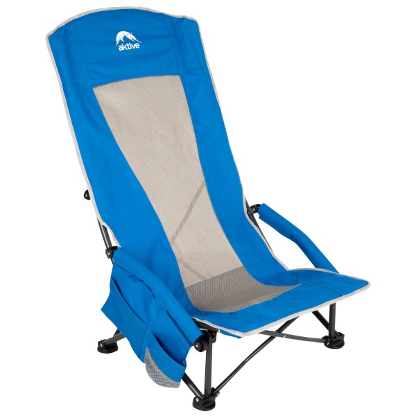 Cadeira dobrável azul Aktive | Distria