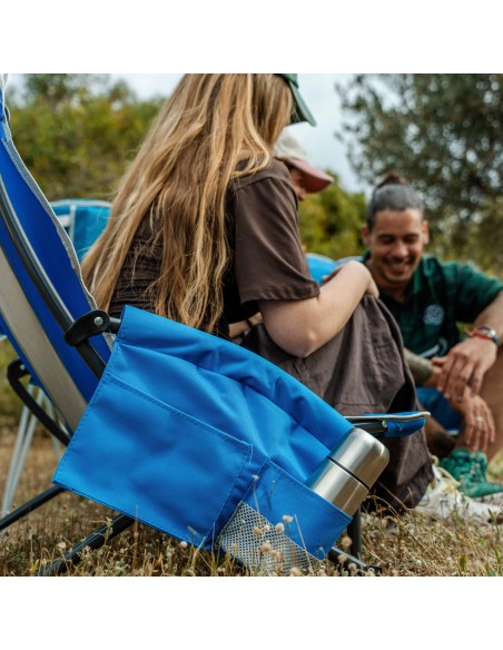 Cadeira dobrável azul Aktive | Distria