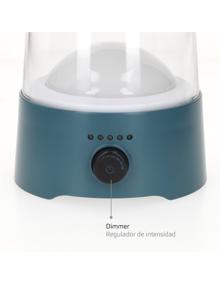 Candeeiro de campismo LED 2 em 1 com banco de energia | Distria