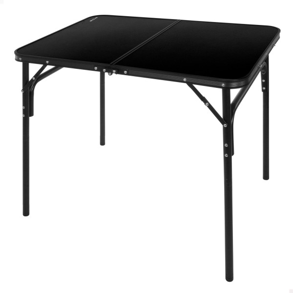 Mesa de acampamento dobrável preta antiderrapante | Distria