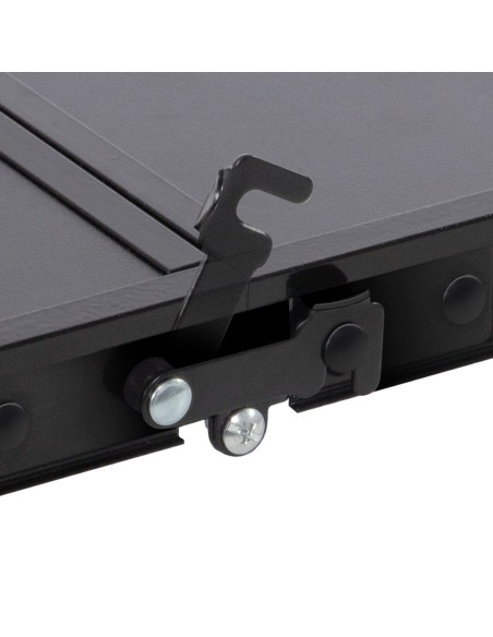 Mesa de acampamento dobrável preta antiderrapante | Distria