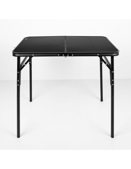 Mesa de acampamento dobrável preta antiderrapante | Distria