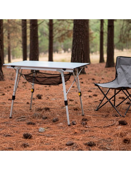 Mesa dobrável camping ajustável e desmontável Aktive | Distria