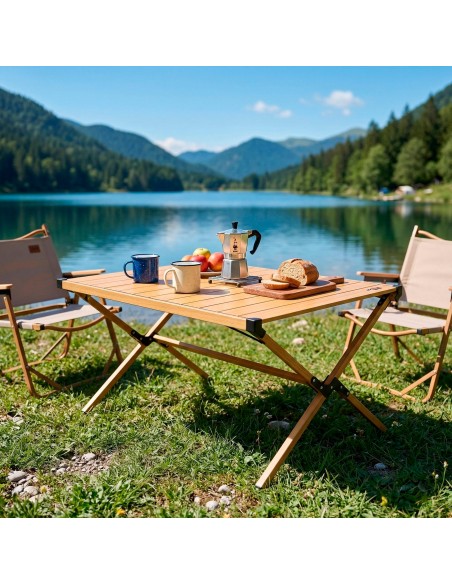Mesa dobrável glamping Aktive | Distria