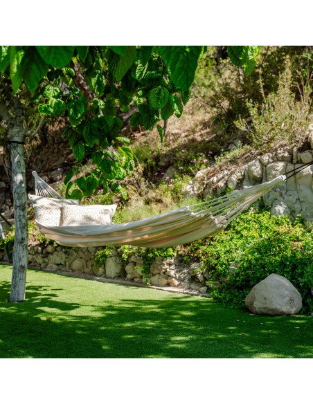 Rede de pendurar camping bege - Acessórios camping | Distria