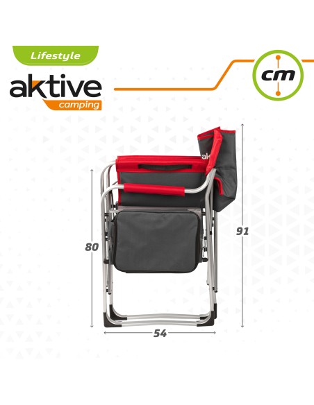Silla camping diretor com mesa y bolsa termet | Distria