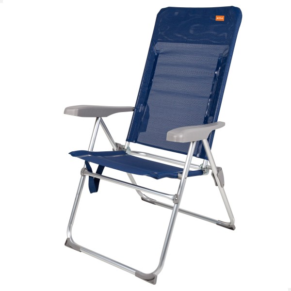 Cadeira de praia alta dobrável extra plana | Distria
