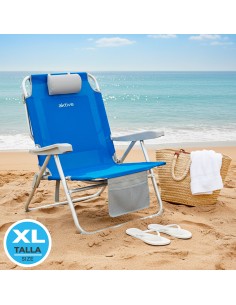 Cadeiras de praia ultra-resistentes com mochila | Distria 2