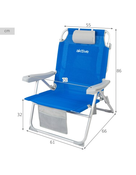 Cadeiras de praia ultra-resistentes com mochila | Distria