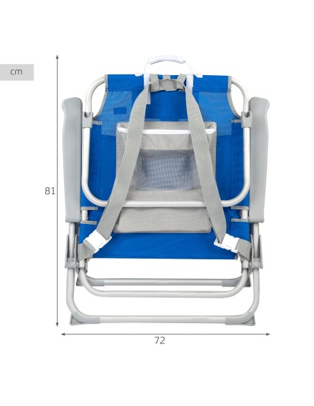 Cadeiras de praia ultra-resistentes com mochila | Distria