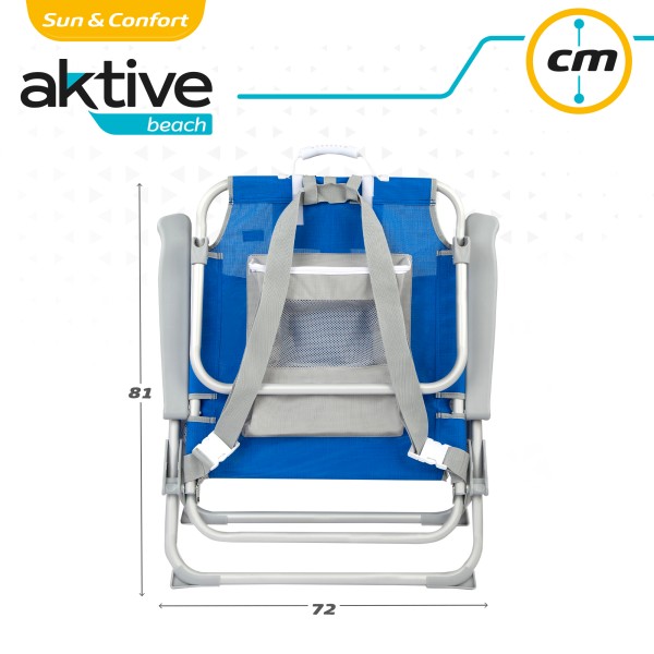 Cadeiras de praia ultra-resistentes com mochila | Distria