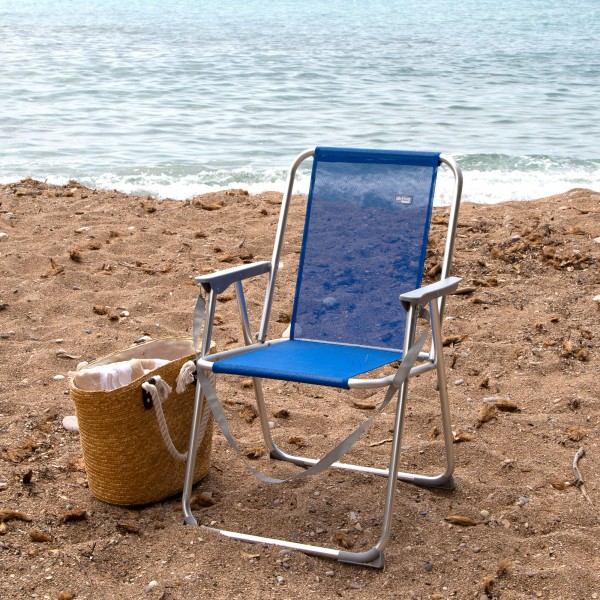 Comprar Cadeiras de Praia Azul Aktive com Asa | Distria