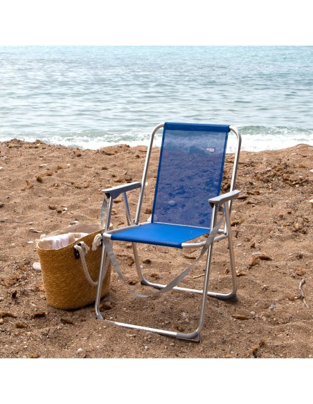 Comprar Cadeiras de Praia Azul Aktive com Asa | Distria