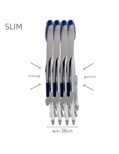 Cadeira de praia dobrável Slim com mesa lateral | Distria 2