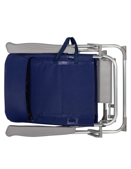 Cadeira de praia dobrável Slim com mesa lateral | Distria