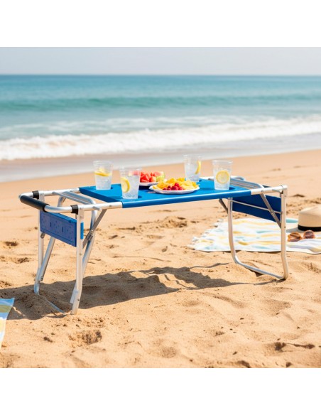 Carro mesa playa plegable 2 em 1 | Distria
