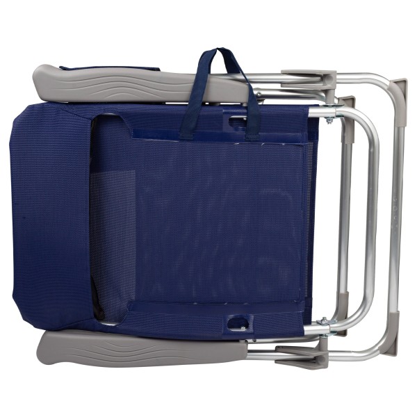Cadeira de praia dobrável extraplana com bolso lateral | Distria