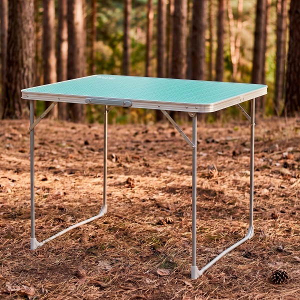 Aktive Mesa de campismo dobrável 80x60x70 cm | Distria