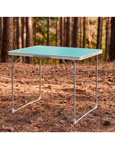 Aktive Mesa de campismo dobrável 80x60x70 cm | Distria