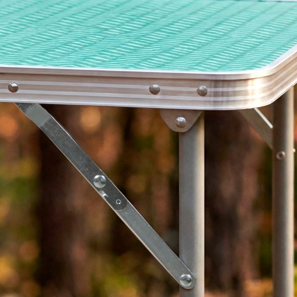 Aktive Mesa de campismo dobrável 80x60x70 cm | Distria