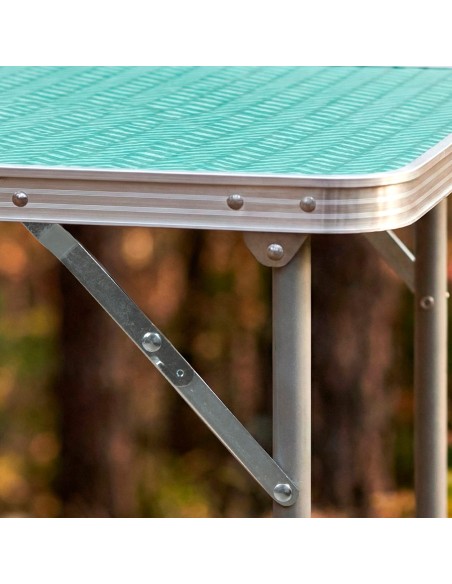 Aktive Mesa de campismo dobrável 80x60x70 cm | Distria