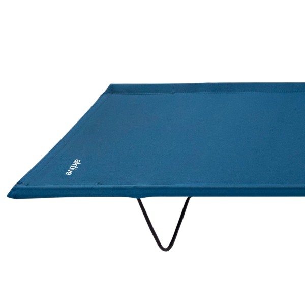 Cama de camping plegable azul | Distria