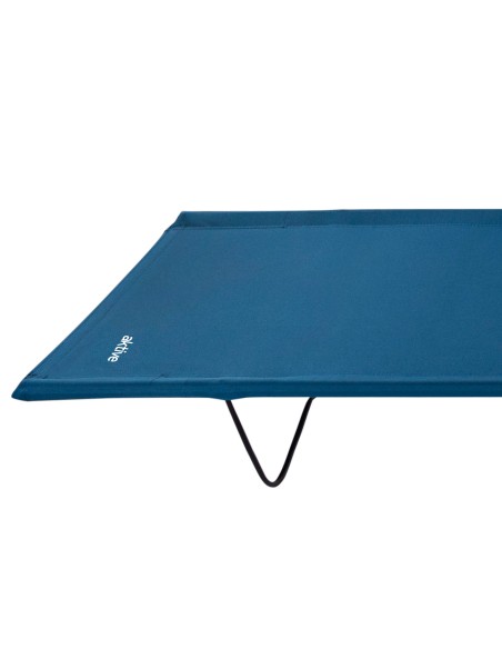 Cama de camping plegable azul | Distria