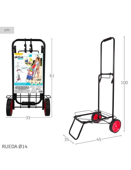 Carrinho de praia dobrável - carrinhos de praia | Distria