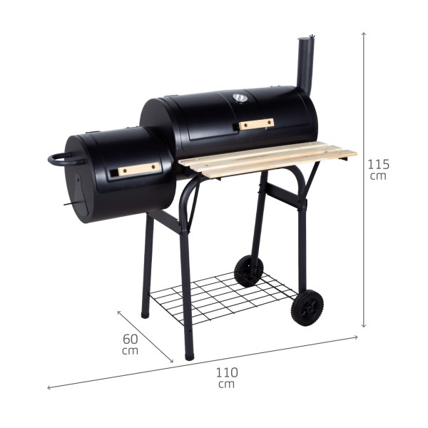 Barbecue a carvão portátil e fumador | Barbecues e acessórios