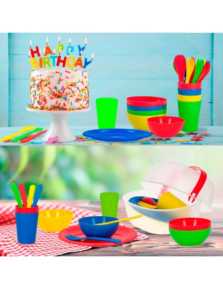 Set utensílios picnic 4 pessoas | Distria.com