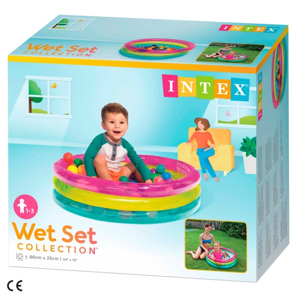 Piscinas de bolas insuflável infantil INTEX