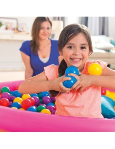 Pack de 100 bolas coloridas INTEX Fun Ballz 2