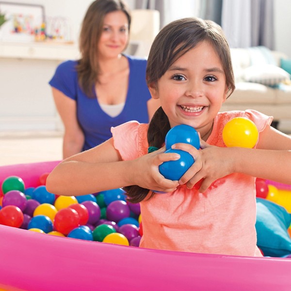 Pack de 100 bolas coloridas INTEX Fun Ballz